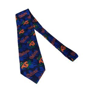 Florida Gators Sport Necktie Merge Left 100% Silk